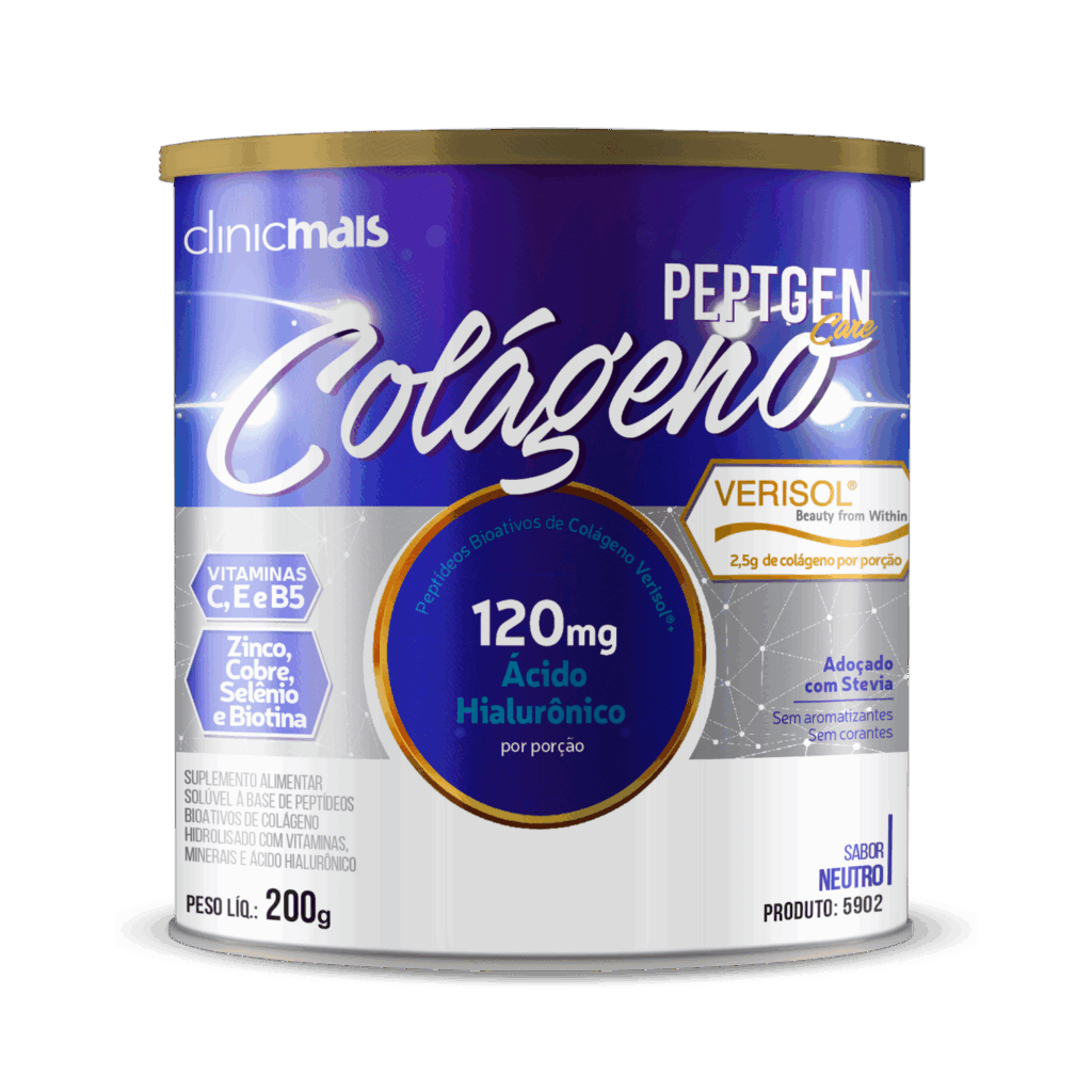 Colágeno PeptGenCare Verisol® + Ácido Hialurônico ClinicMais